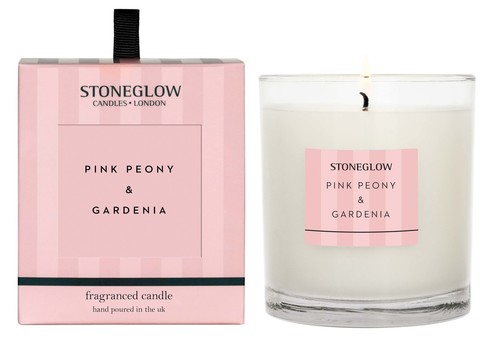 Pink Peony & Gardenia Scented Candle