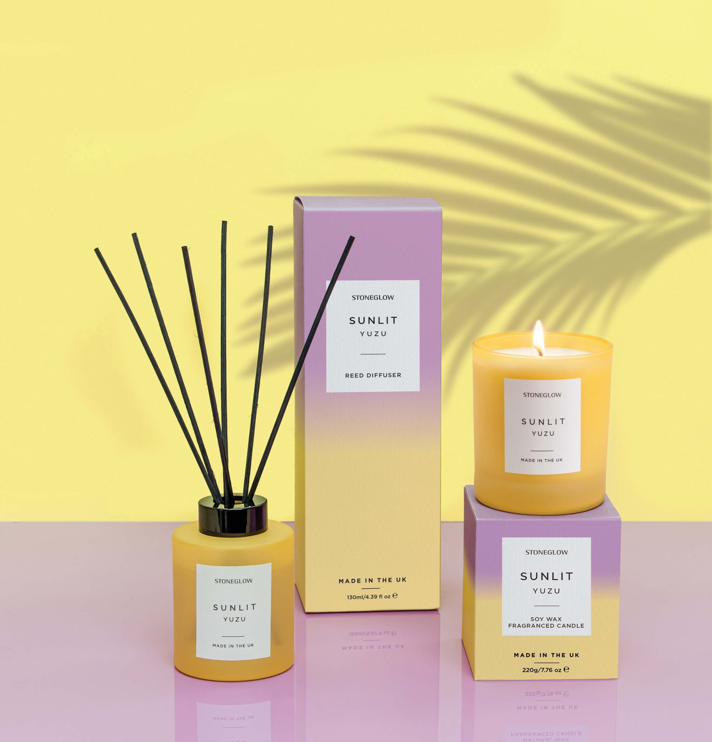 Sunlit Yuzu Scented Reed Diffuser - Image 2