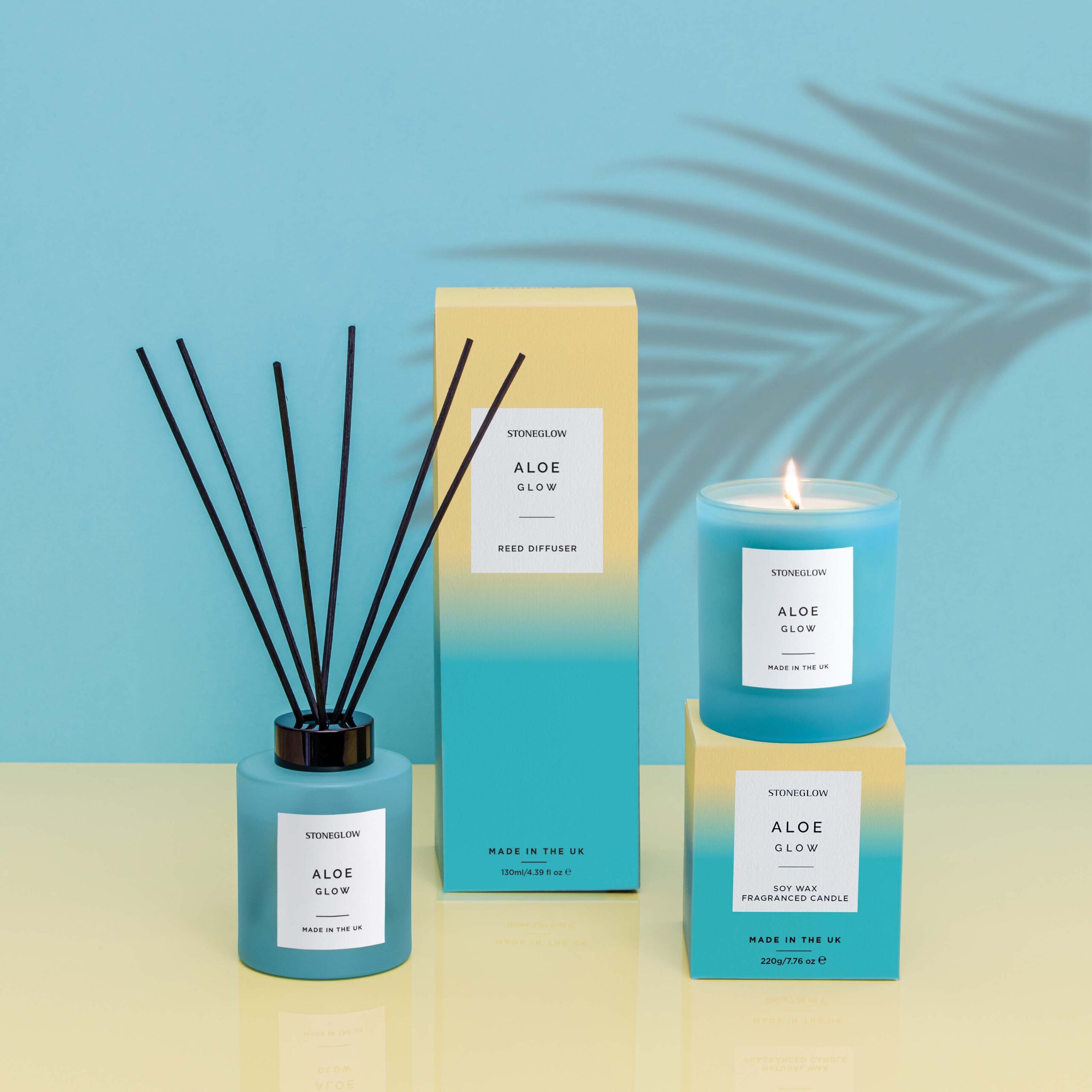 Aloe Glow Scented Reed Diffuser - Image 2