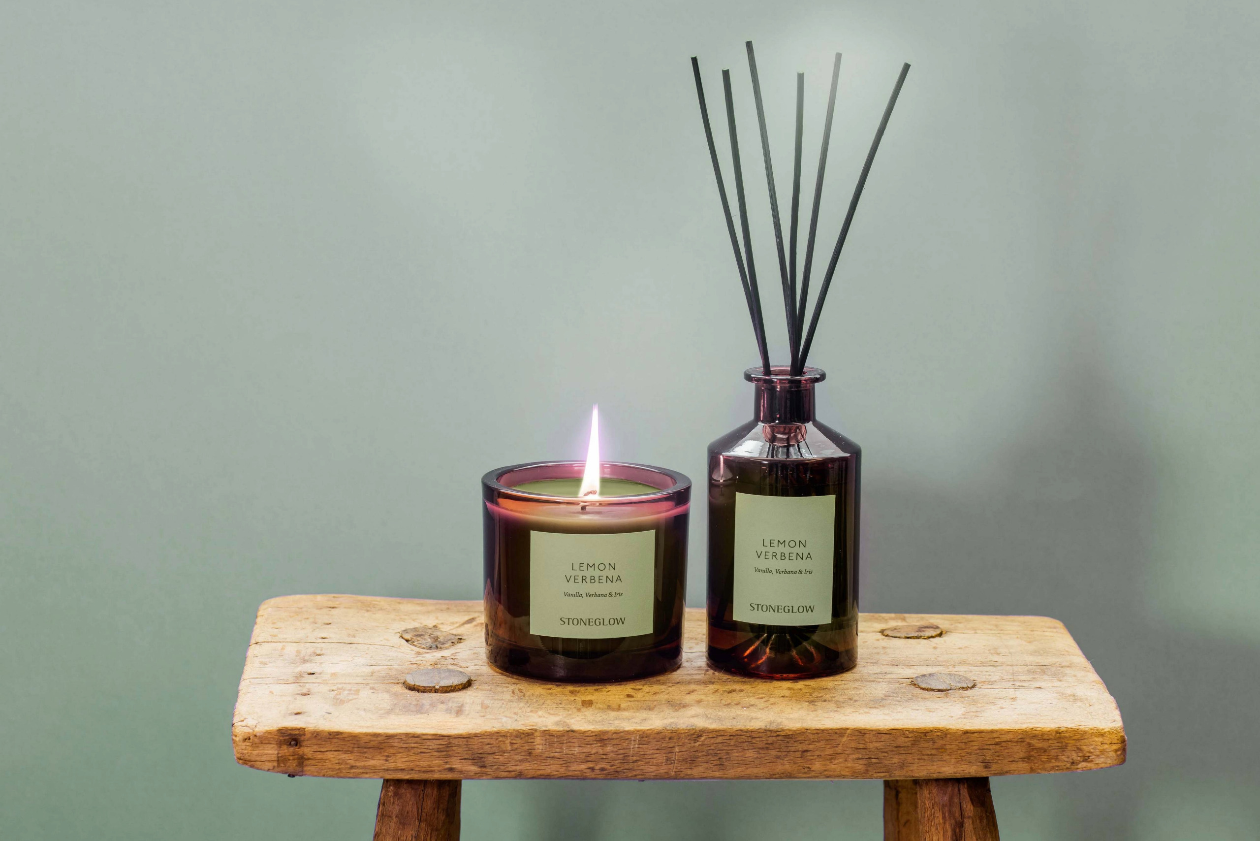 Lemon Verbena Scented Reed Diffuser - Image 3