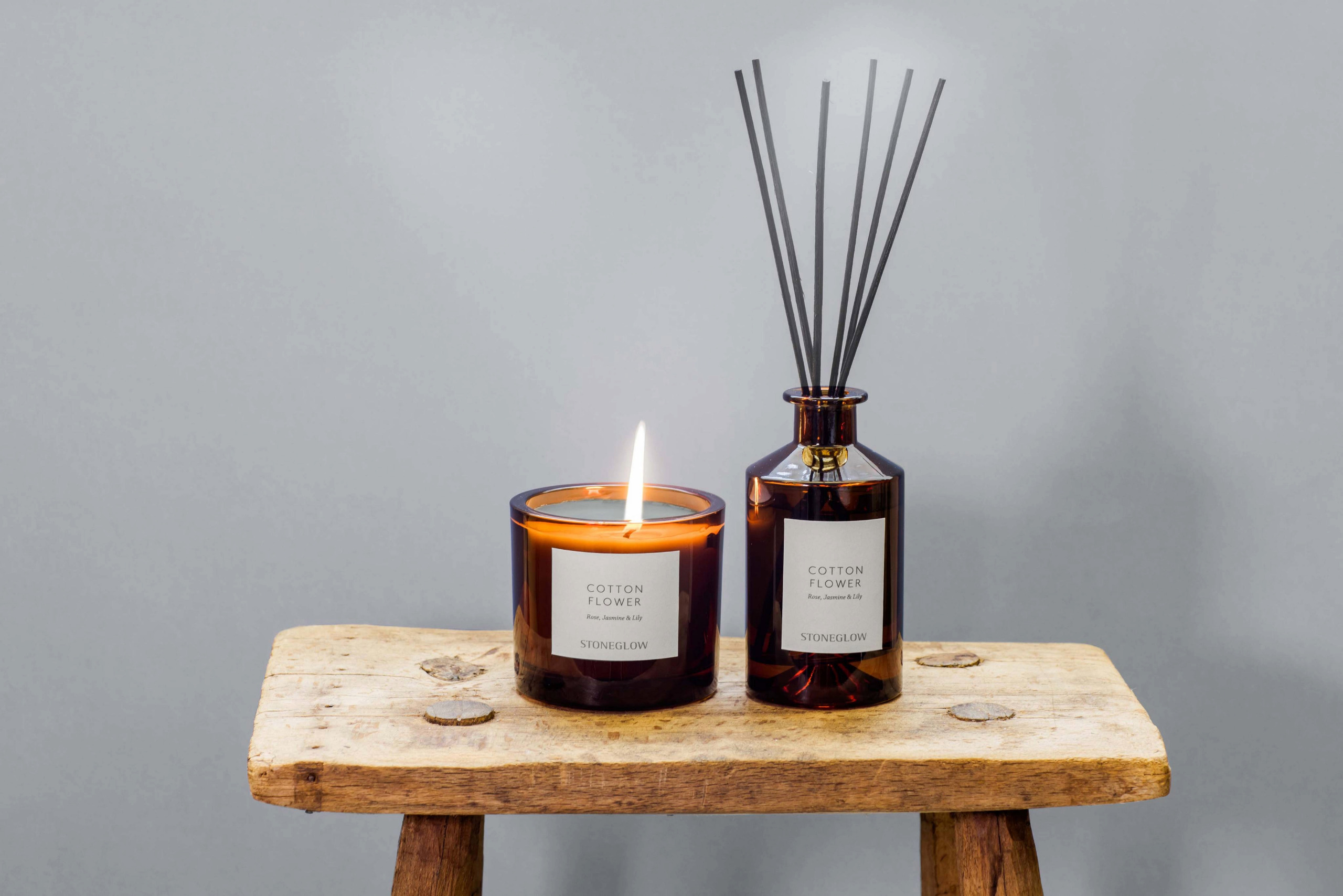 Cotton Flower Scented Reed Diffuser - Image 4