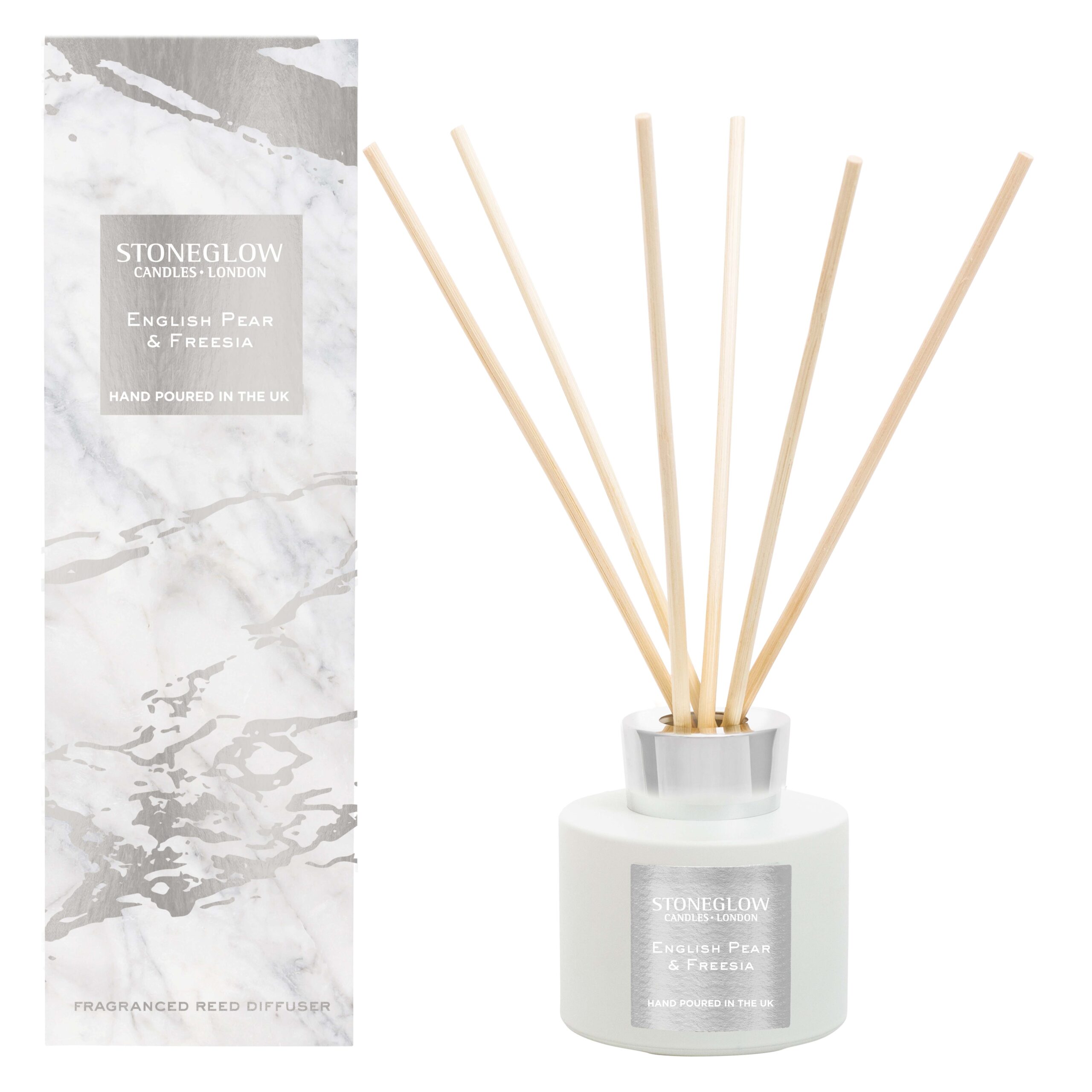 English Pear & Freesia Stoneglow Reed Diffuser