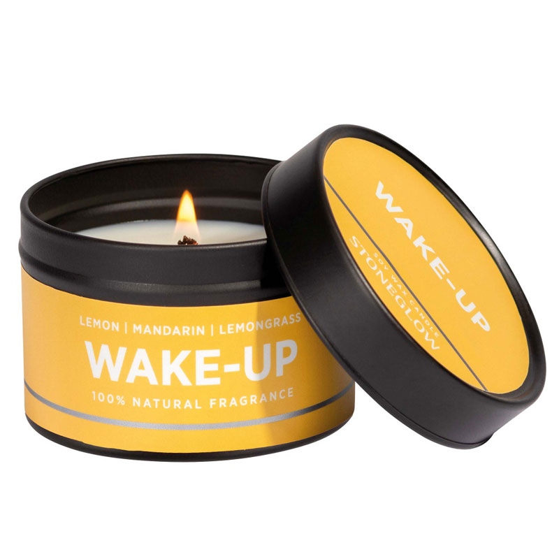 Wake Up Travel Tin Soy Wax Candles