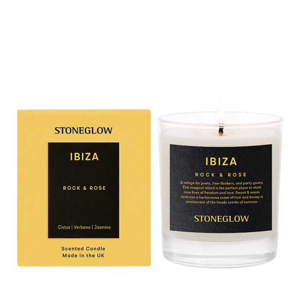 Ibiza - Rock & Rose Soy Wax Scented Candle