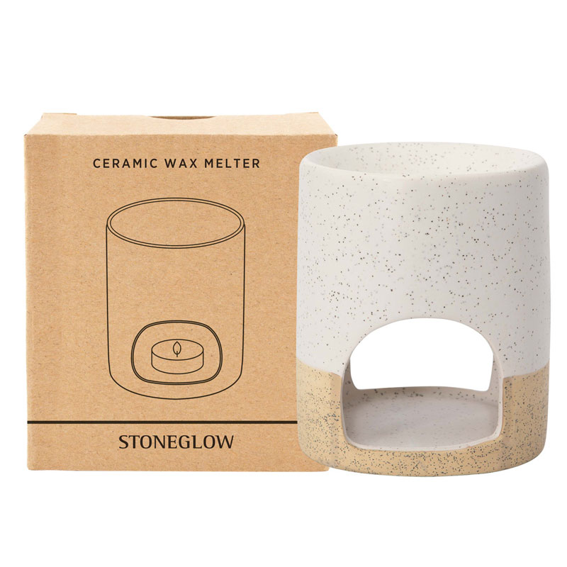 Elements - Ceramic Wax Melter Stone/Cream