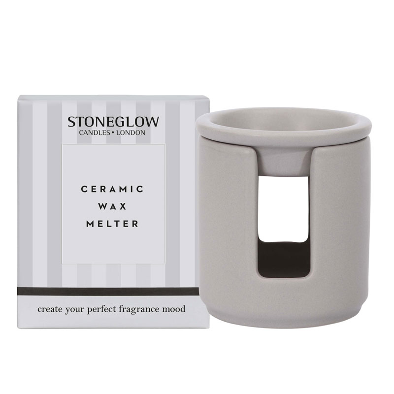 Ceramic Wax Melter in Grey