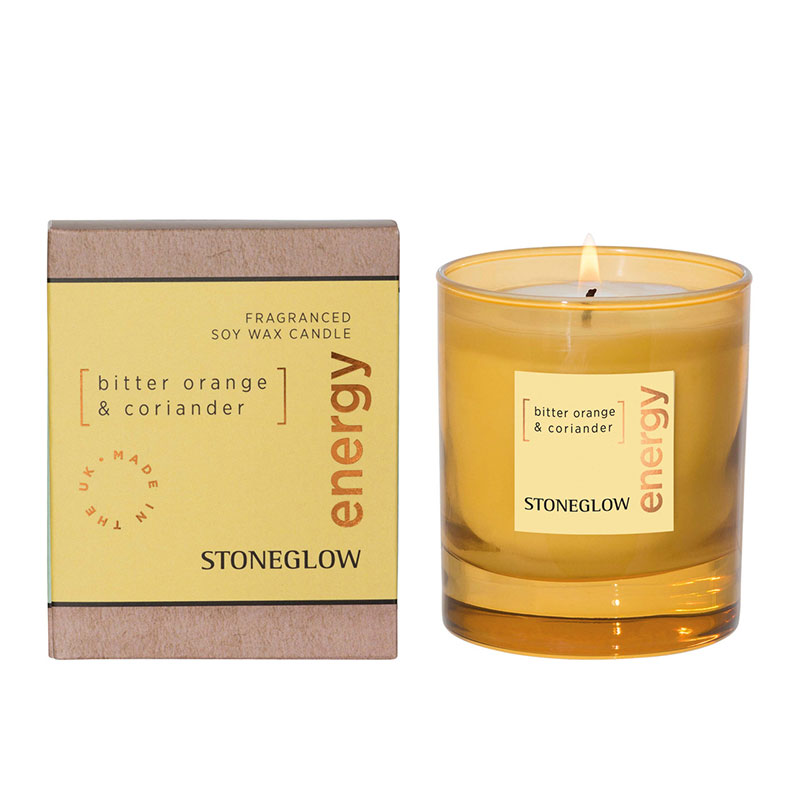 Energy: Bitter Orange & Coriander Scented Candle Boxed Tumbler