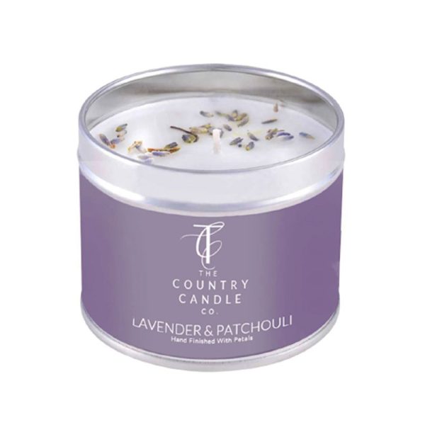 Lavender & Patchouli Candle in Tin