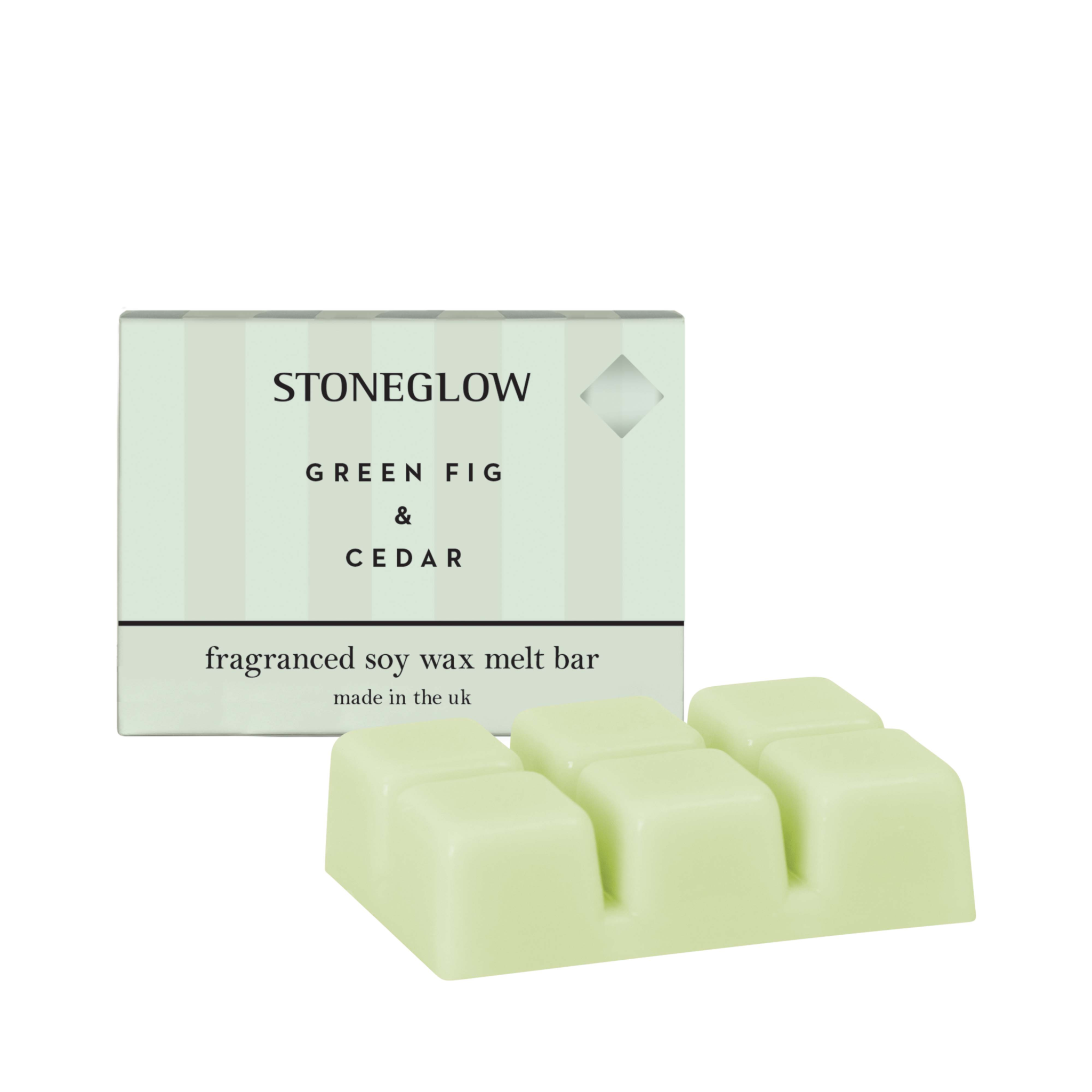 Green Fig & Cedar Scented Soy Wax Melt Bar