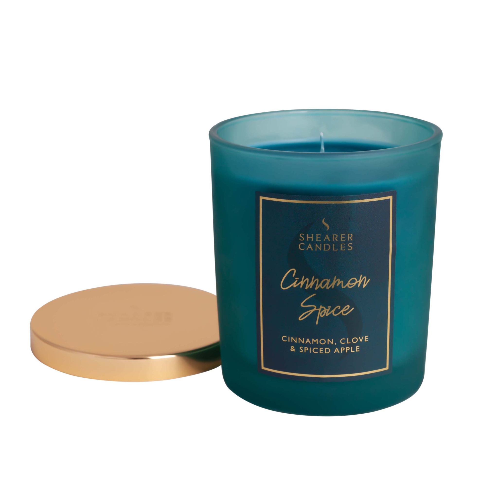 Cinnamon Spice Glass Jar Candle