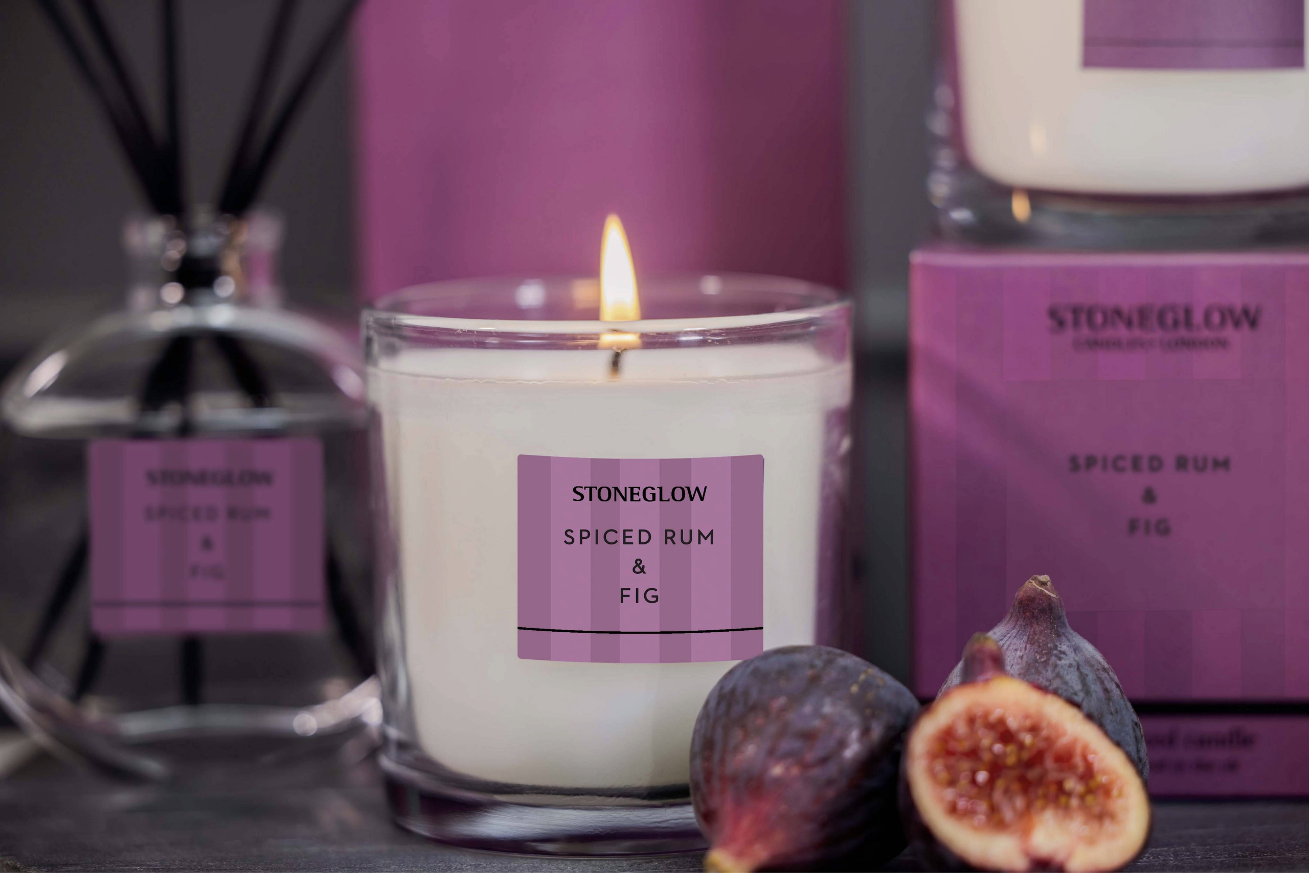 Spiced Rum & Fig Scented Candle - Image 3