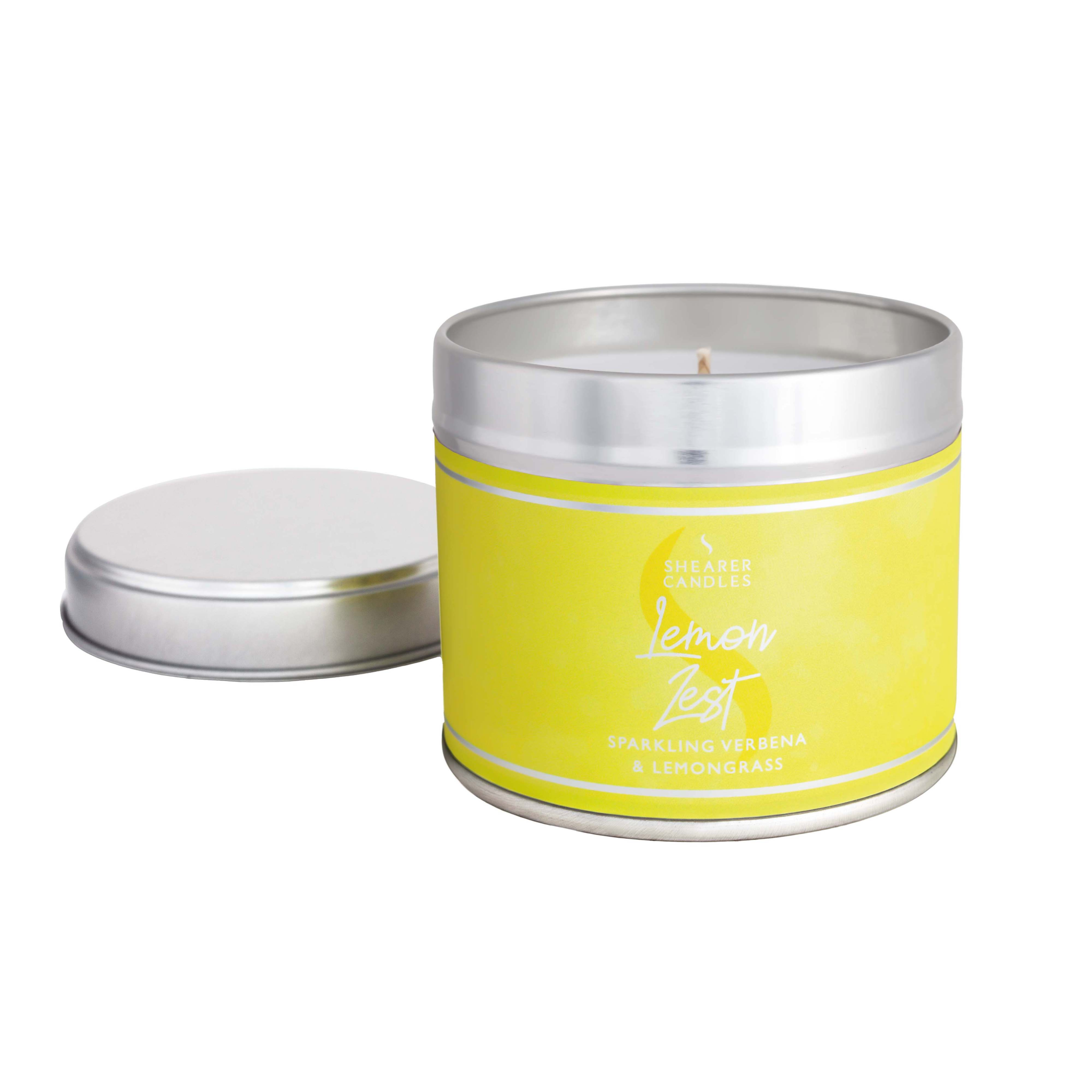 Lemon Zest Medium Candle Tin
